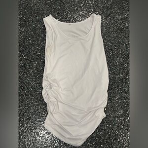 Women’s White Medium Maternity Tank Top